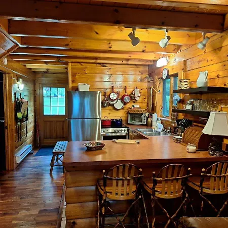 Neshannock Creekside Log Cabin Volant Exterior foto