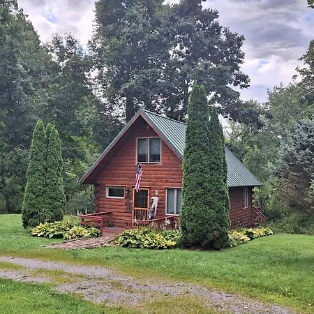 Neshannock Creekside Log Cabin Volant Exterior foto