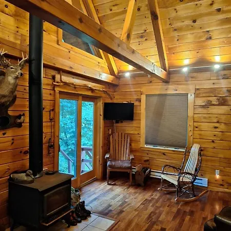 Neshannock Creekside Log Cabin Volant Exterior foto
